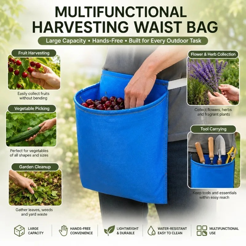 프리미엄 내구성 농업용 수확 앞치마 방수 휴대용 과일  - Agriculture Farming Practices 리뷰 및 가격