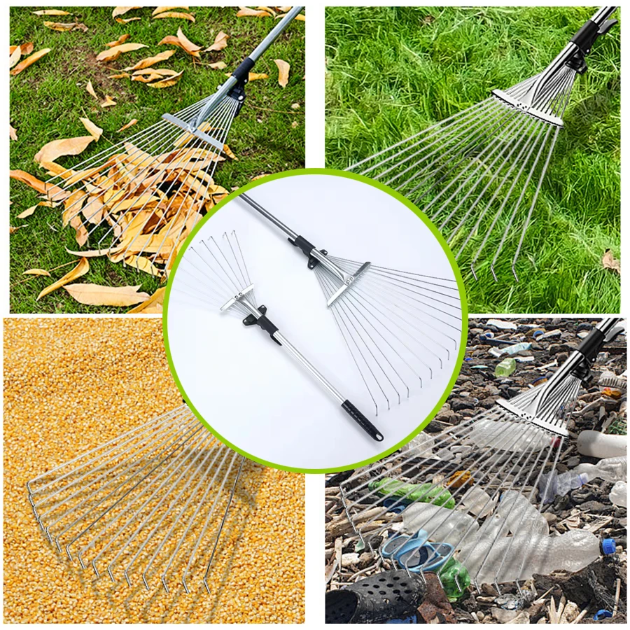 금속 정원용 갈퀴 농기구, 흙 정리, 낙엽 청소, 모래 - Agriculture Farming Practices 리뷰 및 가격