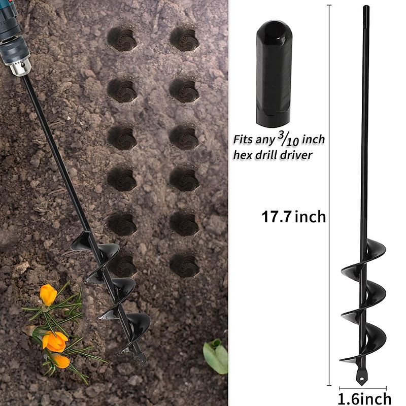 꽃과 채소 심기용 가든 어스 오거 스파이럴 드릴 비트  - Vegetable Transplanter 리뷰 및 가격