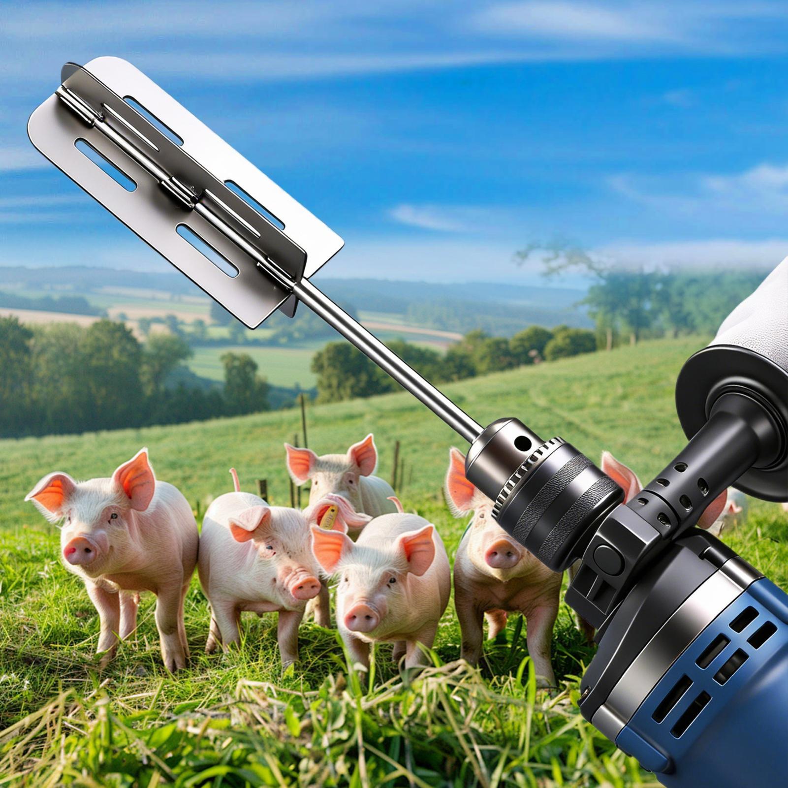 돼지 털 제거 도구 스테인리스 스틸 파워 드릴 면도 부 - Farming Tools For Agriculture 리뷰 및 가격